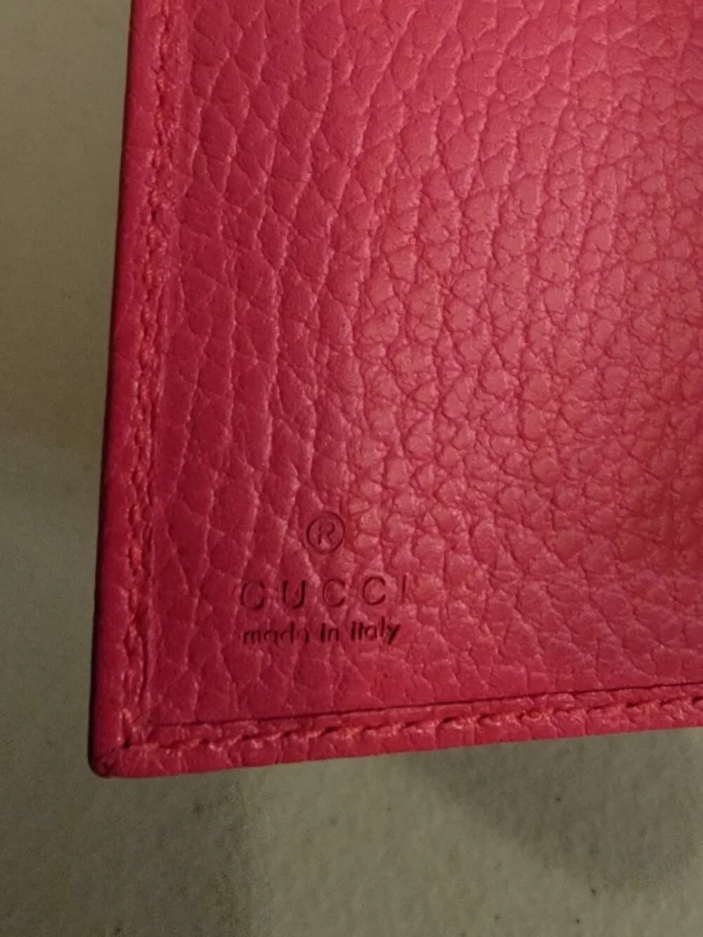 Authentic Gucci GG Marmont Pink Leather iPhone 7/8 Wallet Case NWT Made Italy